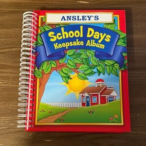 Personalized ANSLEY School Days Keepsake Album NEW